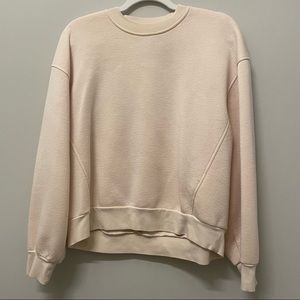 SOLD • & Other Stories Cream Long sleeve Sweatshirt | SM